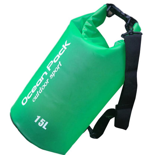 15L Big Capacity PVC Waterproof Dry Bag Outdoor Sport Swimming Rafting Kayaking Sailing Bag #EW