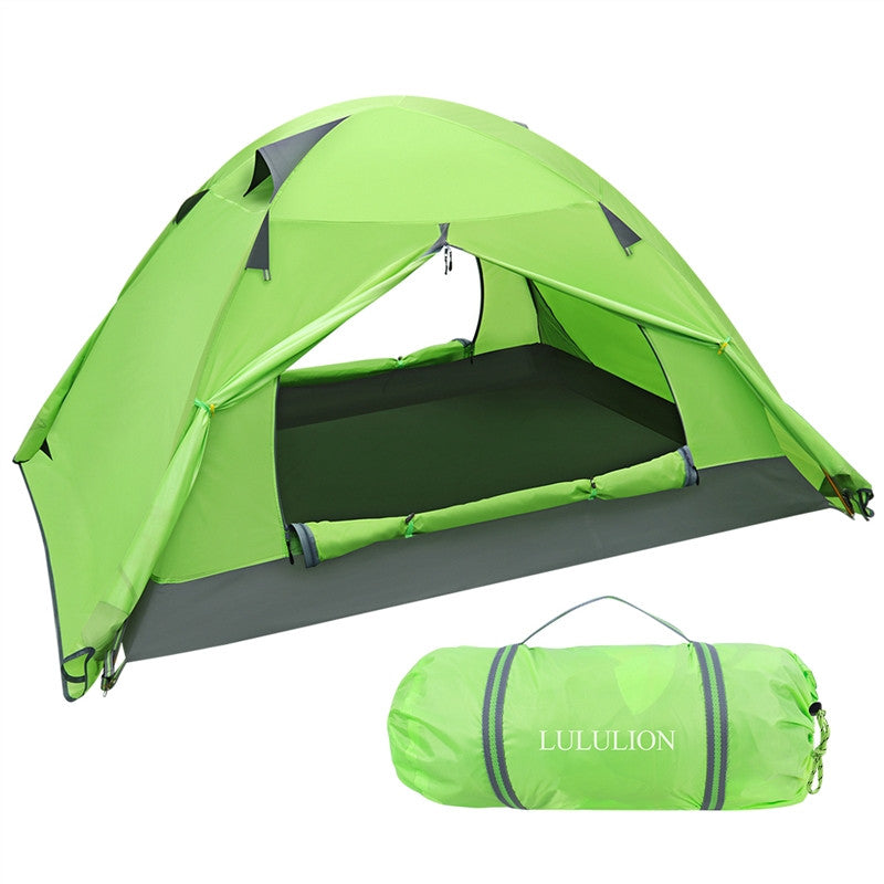 pu coating tent LULULION Waterproof PU Coating Backpacking Tent Two Doors Double Layer –  MKCTonline