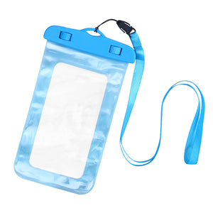 Universal Waterproof Case Dry Bag Pouch Clear Sensitive PVC Touch Screen for iPhone 7 6 6S Plus 5 5s 5c Galaxy S7 S7 Edge S6 S5 S4 Note 4 3 LG G5 G3 Up to 5.5"